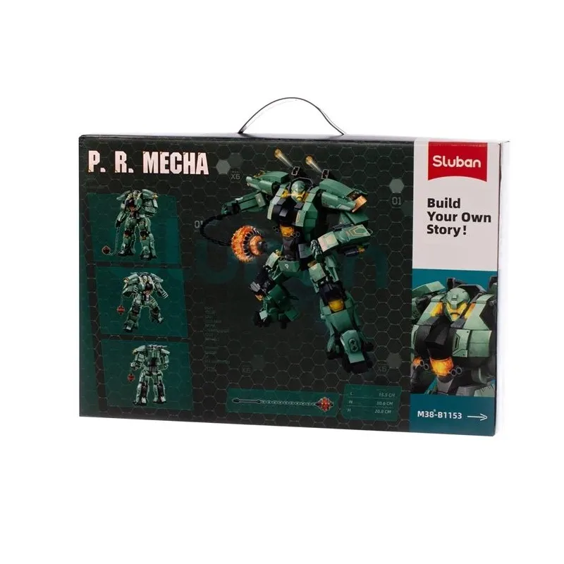 Konstruktors Sluban P. R. Mecha M38-B1153, 542 gab.