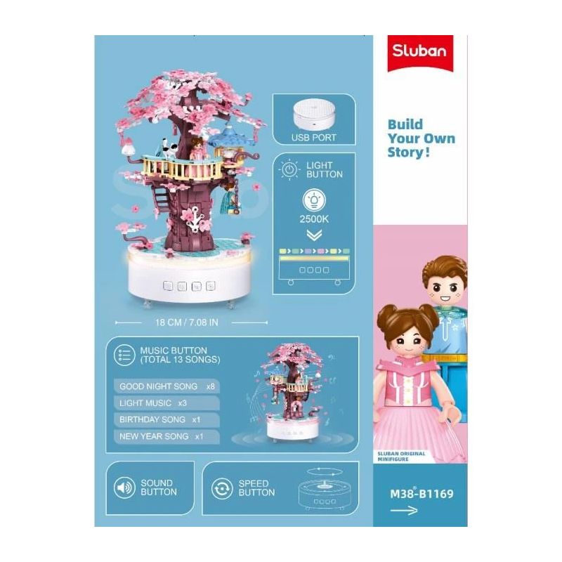 Konstruktors Sluban Music Box M38-B1169. plastmasa