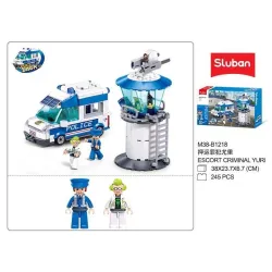 Конструктор Sluban Police Metropolis M38-B1218, многоцветный