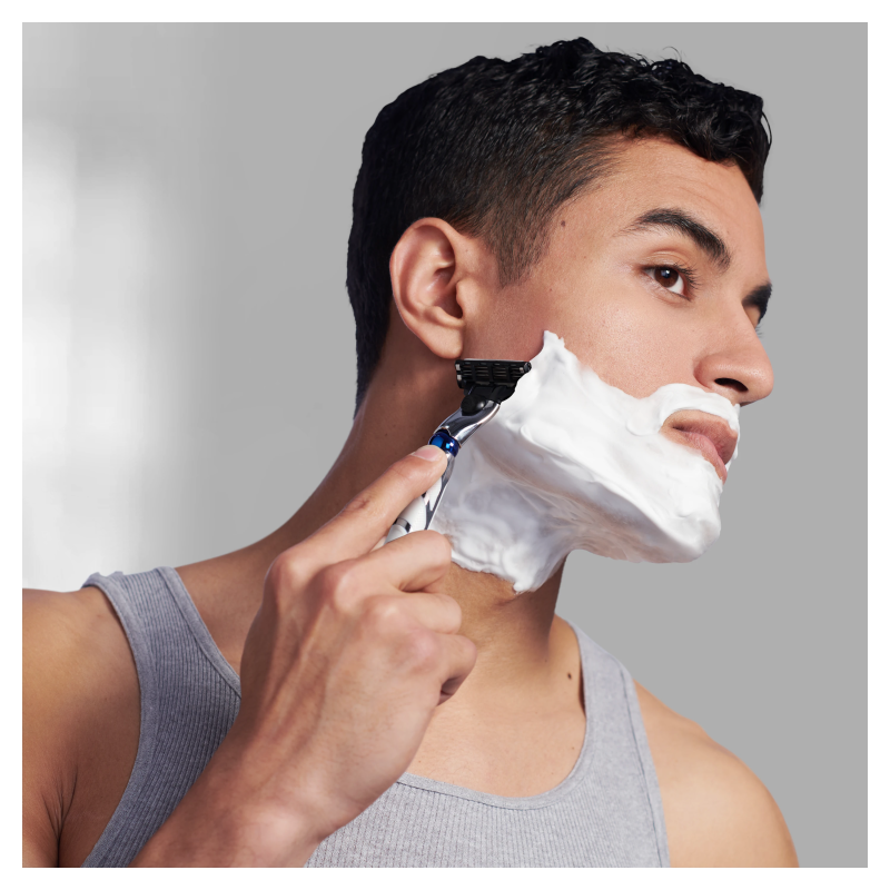 Gillette Mach3 Turbo Vīriešu Skuvekļa Rezerves Asmeņi, 5 Gab.