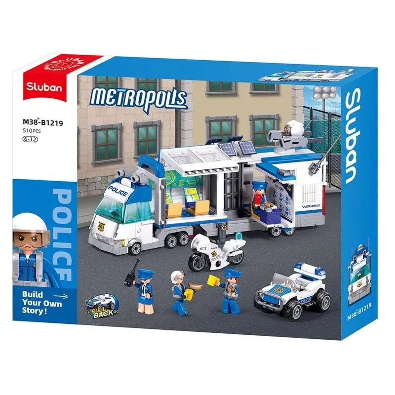 Konstruktorius Sluban Police Metropolis M38-B1219, įvairių spalvų