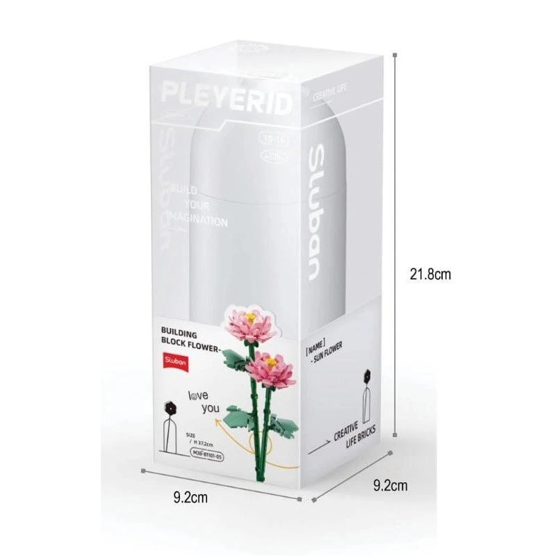 Konstruktors Sluban Flowers peonies M38-B1101-05