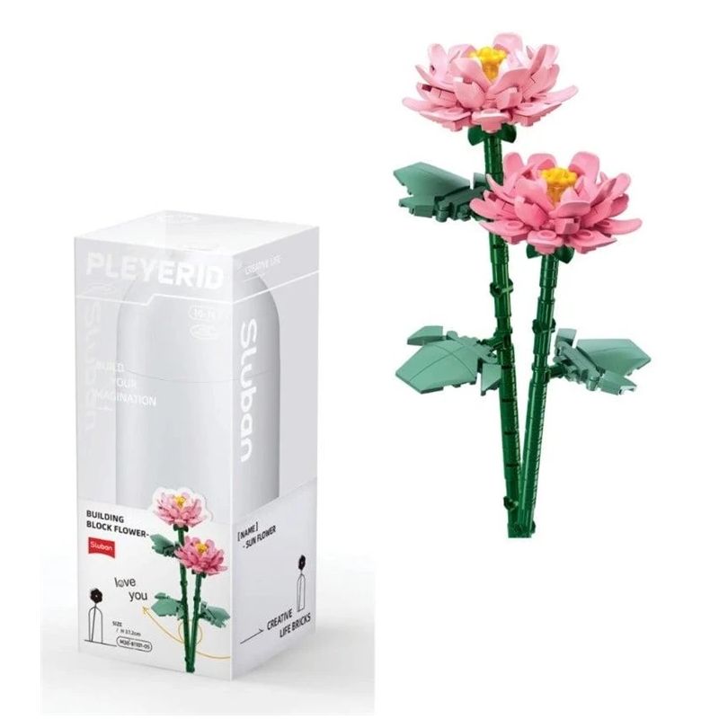 Konstruktors Sluban Flowers peonies M38-B1101-05