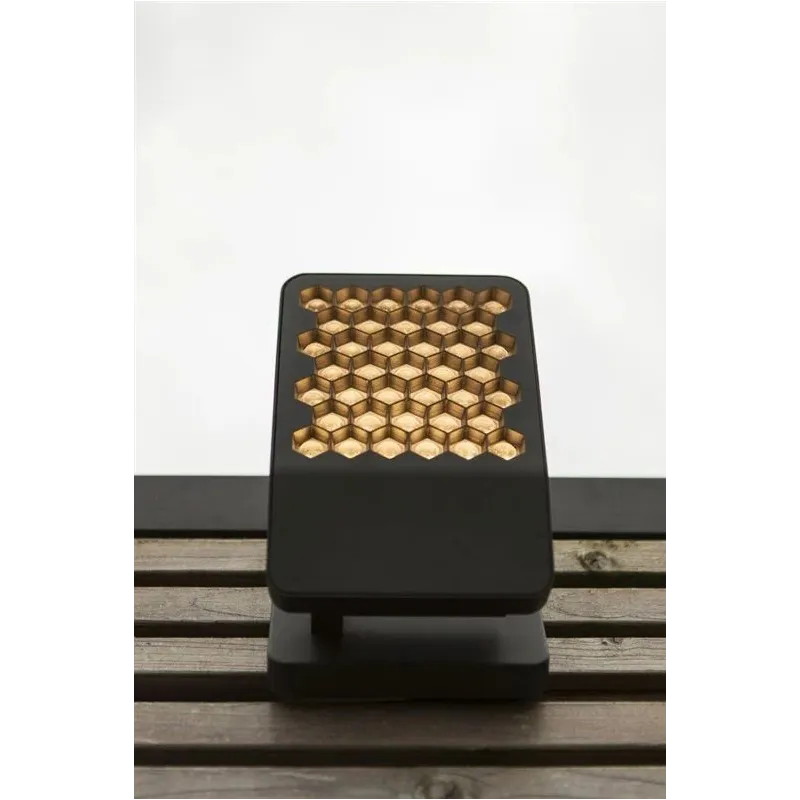 Sieninis lauko šviestuvas Lutec Atlantis 7801601118, 13.7W, LED, IP54, tamsiai pilka sp., 13 cm x 11 cm