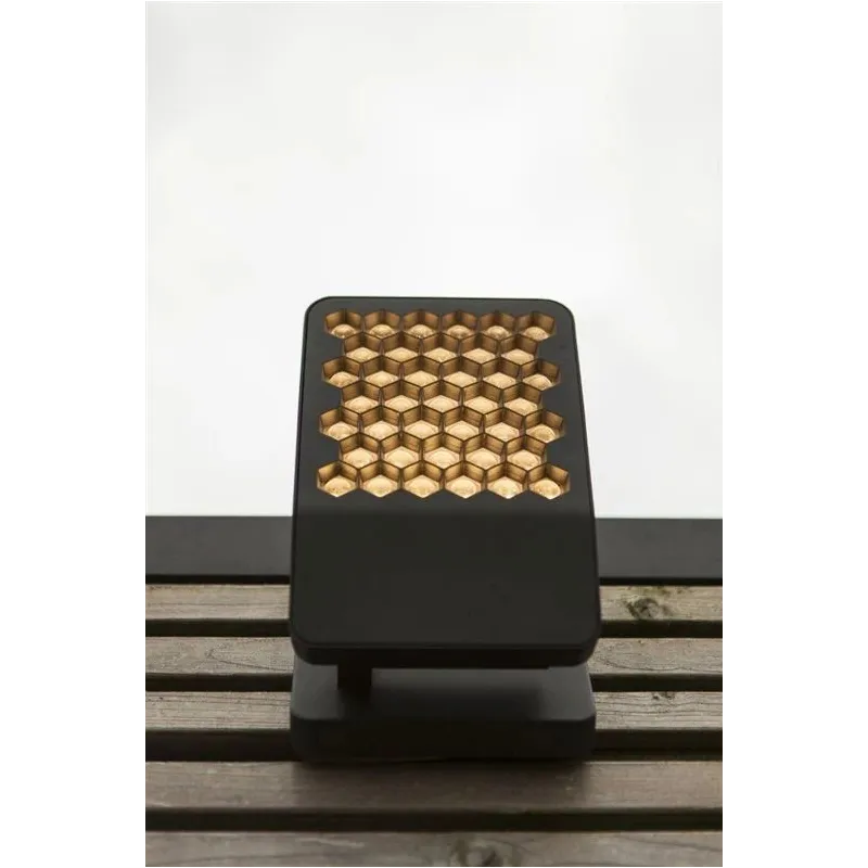 Sieninis lauko šviestuvas Lutec Atlantis 7801601118, 13.7W, LED, IP54, tamsiai pilka sp., 13 cm x 11 cm