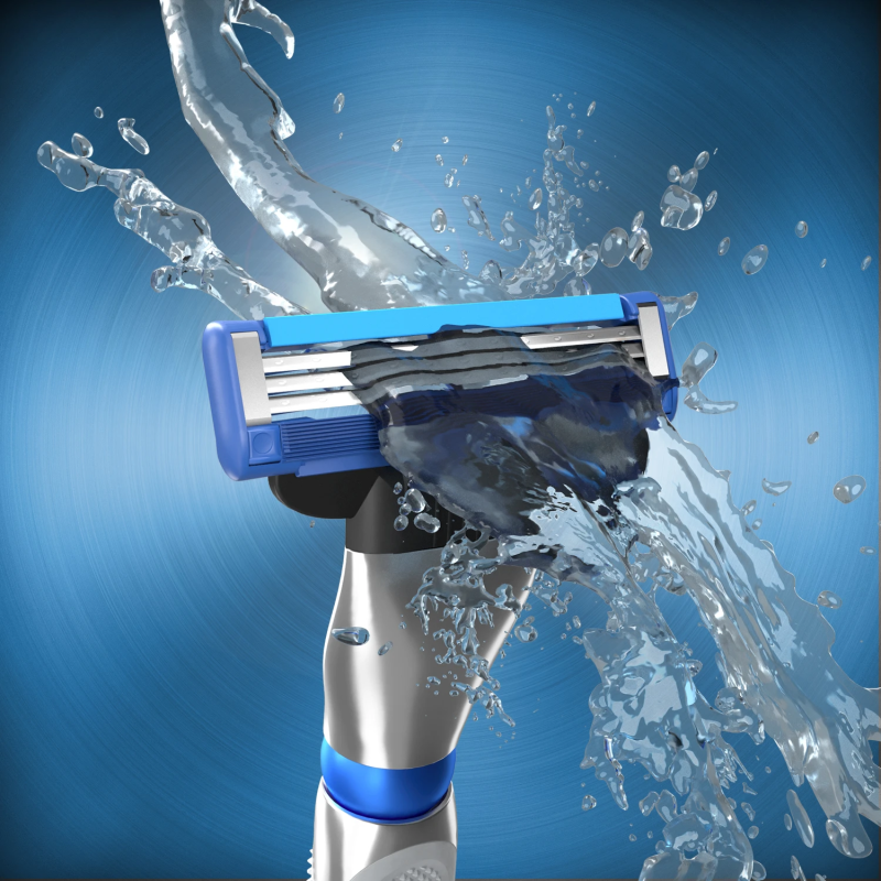 Gillette Mach3 Turbo Vīriešu Skuvekļa Rezerves Asmeņi, 5 Gab.