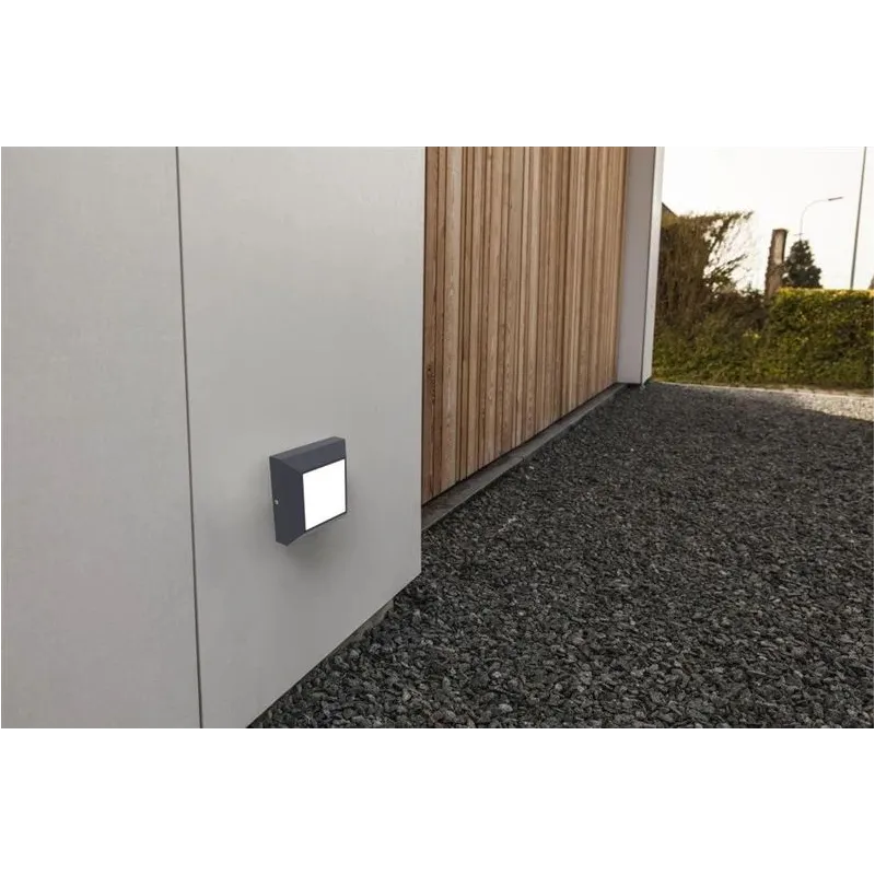 Sieninis lauko šviestuvas Lutec Helena, 4W, LED, IP54, antracito sp., 10.1 cm x 3.2 cm