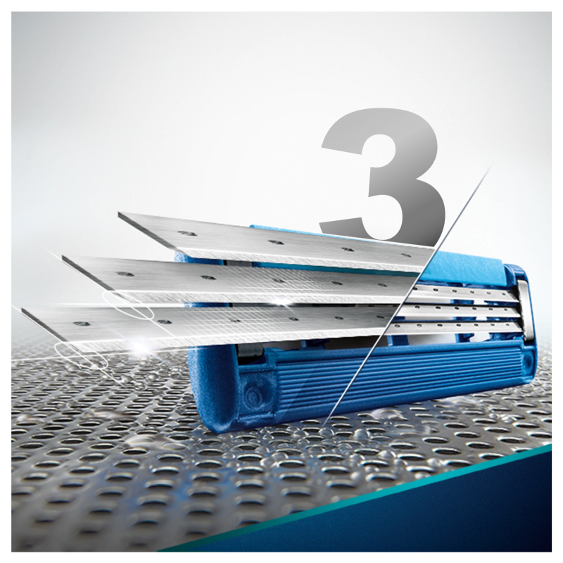 Gillette Mach3 Turbo Vīriešu Skuvekļa Rezerves Asmeņi, 5 Gab.