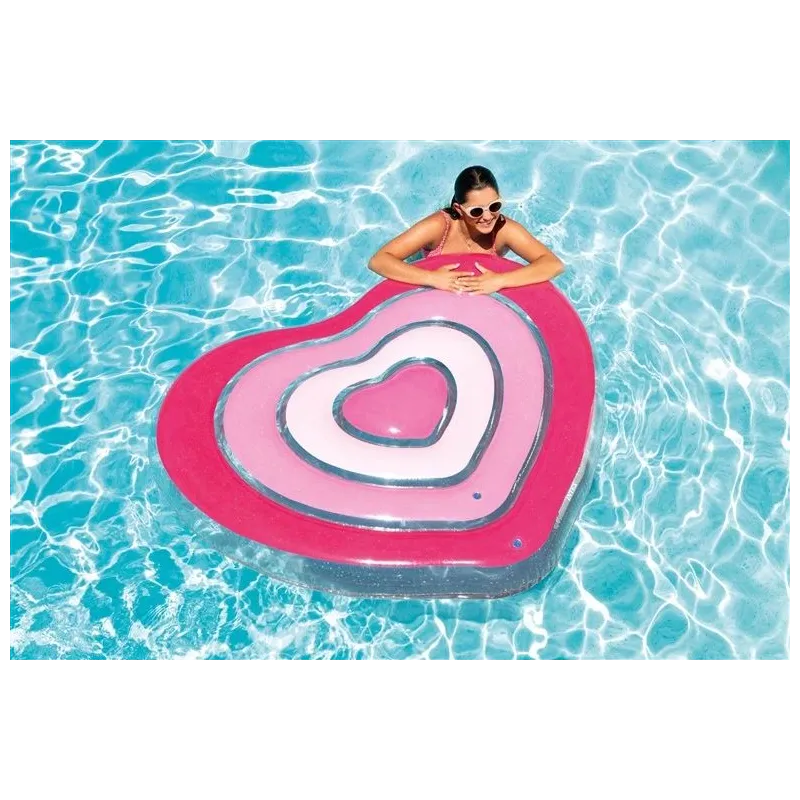Pripučiamas plaustas Intex Sweetheart. 155 cm x 135 cm
