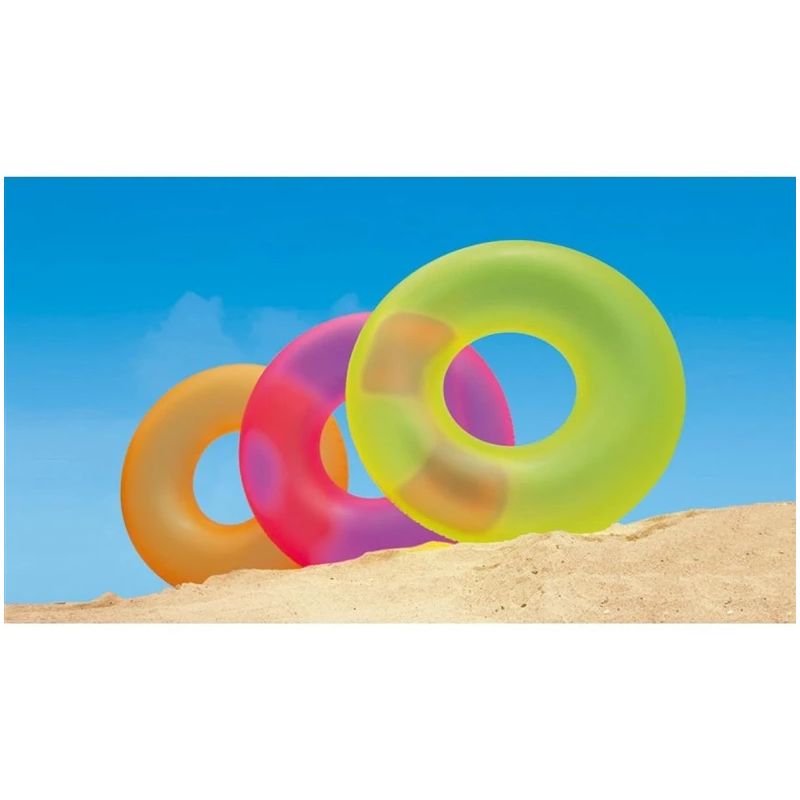 Pludmales riņķis neon 91 cm