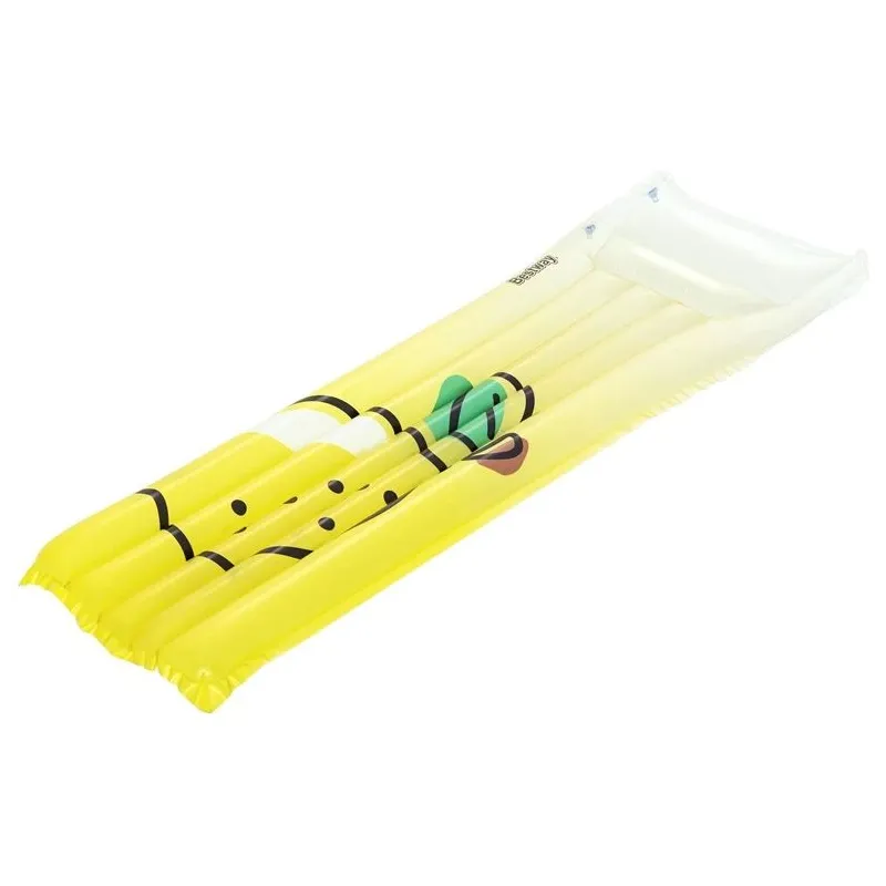Pripučiamas čiužinys Bestway Lemon. geltonas. 183 cm x 69 cm