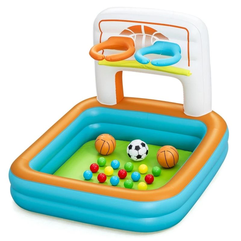 Piepūšams rotaļu laukums Bestway 3in1. 120 cm x 107 cm