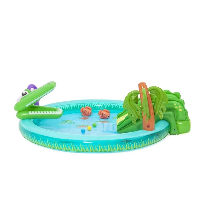 Piepūšams rotaļu laukums Bestway Crocodile. 53166.224x181