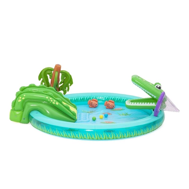 Piepūšams rotaļu laukums Bestway Crocodile. 53166.224x181