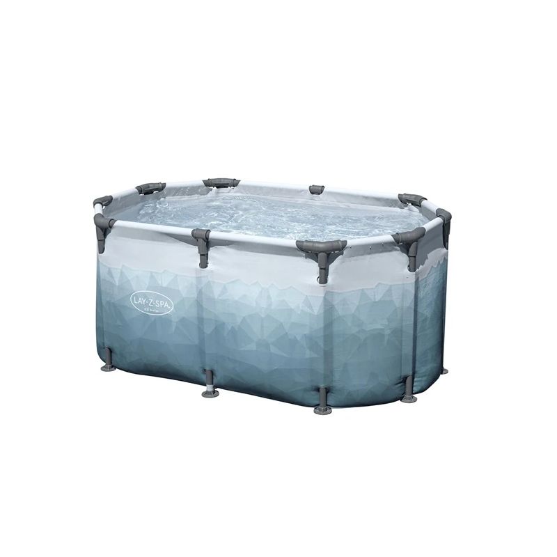 Baseins. ledum karkasa Bestway 6002N. pelēka. 431 l