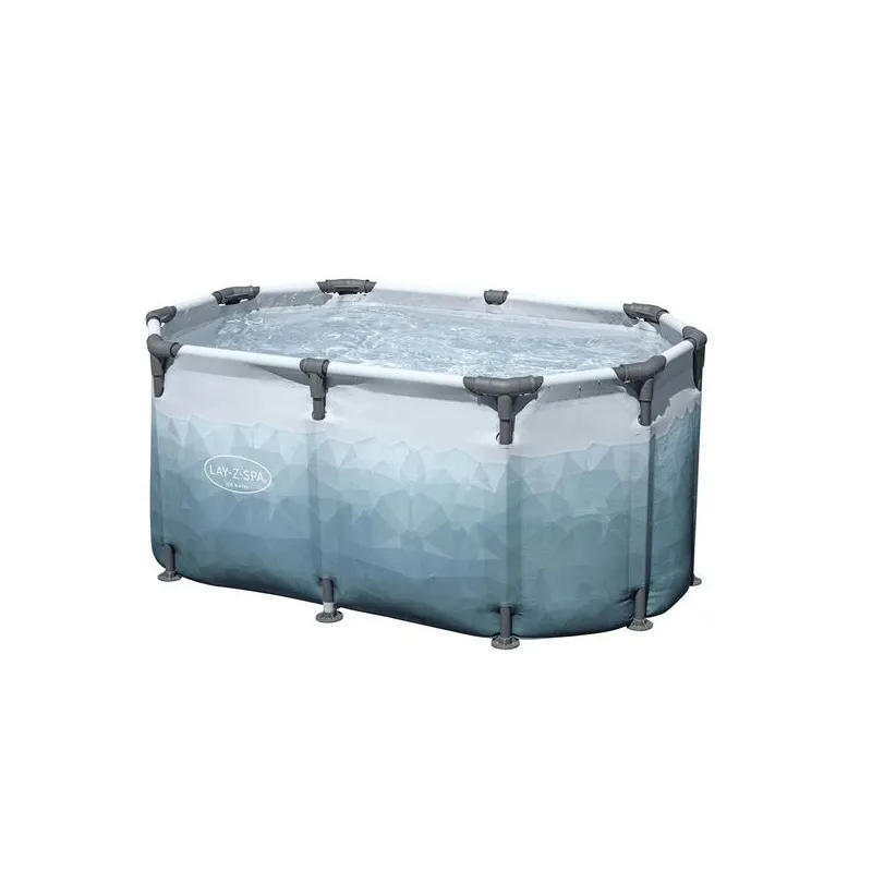 Baseins. ledum karkasa Bestway 6002N. pelēka. 431 l
