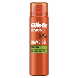 Skutimosi gelis Gillette Fusion Sensitive, 200 ml