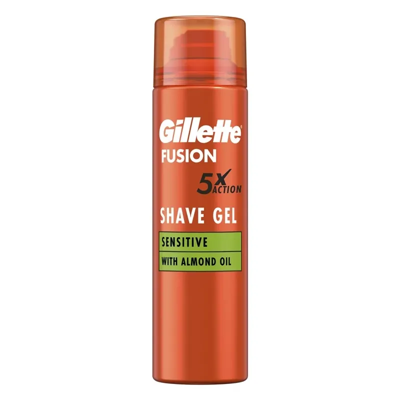 Skūšanās gēls Gillette Fusion Sensitive, 200 ml