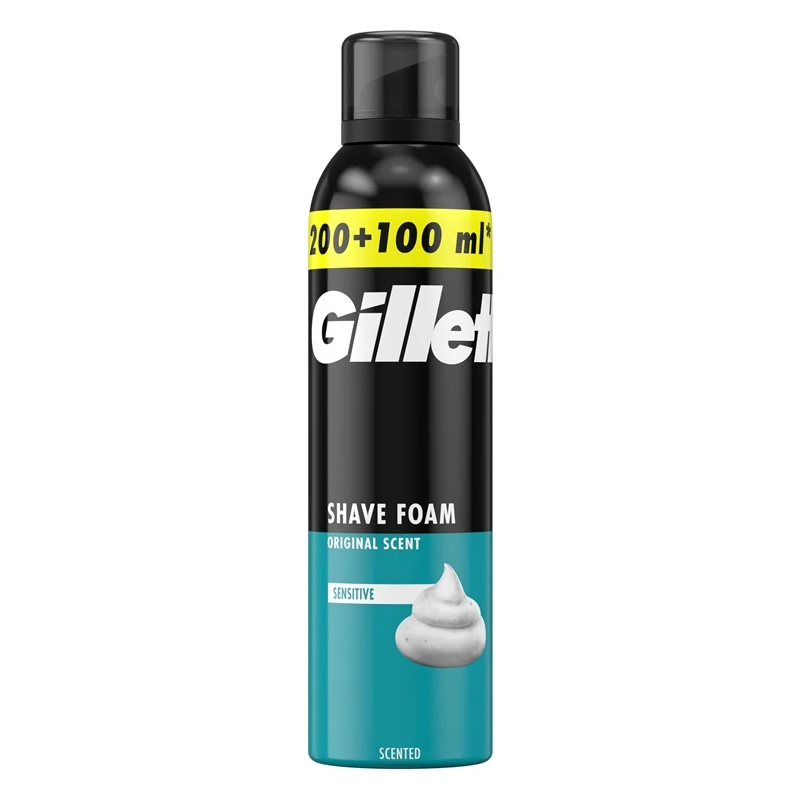 Putas skūšanās Gillette sensitive 300ml