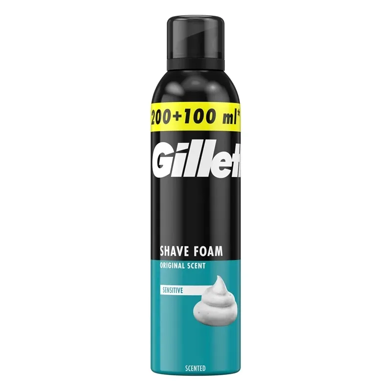Putas skūšanās Gillette sensitive 300ml