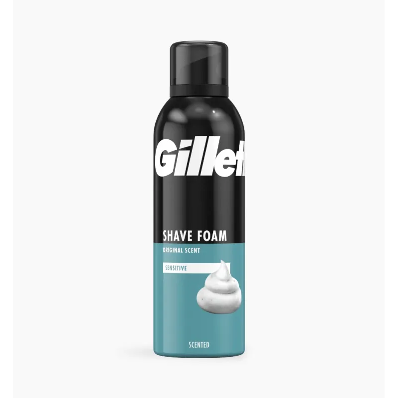 Skūšanās putas Gillette Sensitive 200ml