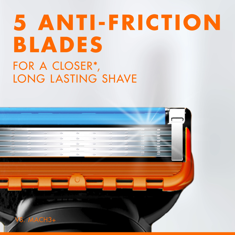 Gillette Fusion 5 skuveklis ar maināmo kasetni 2gab