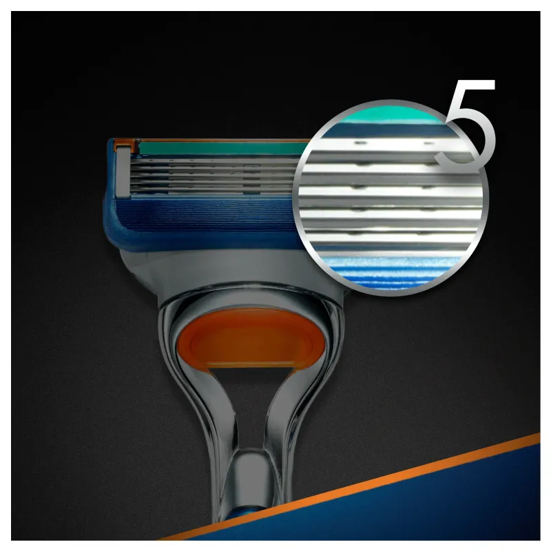 Gillette Fusion5 Skuvekļa Asmeņi Vīriešiem, 4 Rezerves Asmeņi