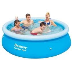 Bassein, toega-täispuhutav Bestway Fast set, sinine v., 366 x 76 cm