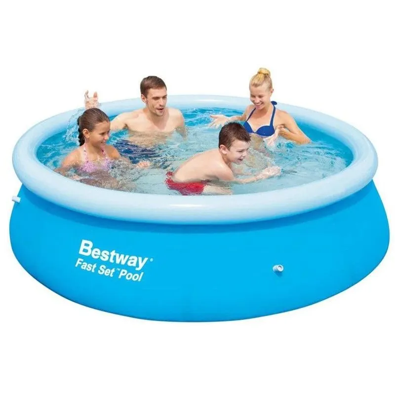 Baseins, pīlārs-piepūšams Bestway Fast set, zila krās., 366 x 76 cm