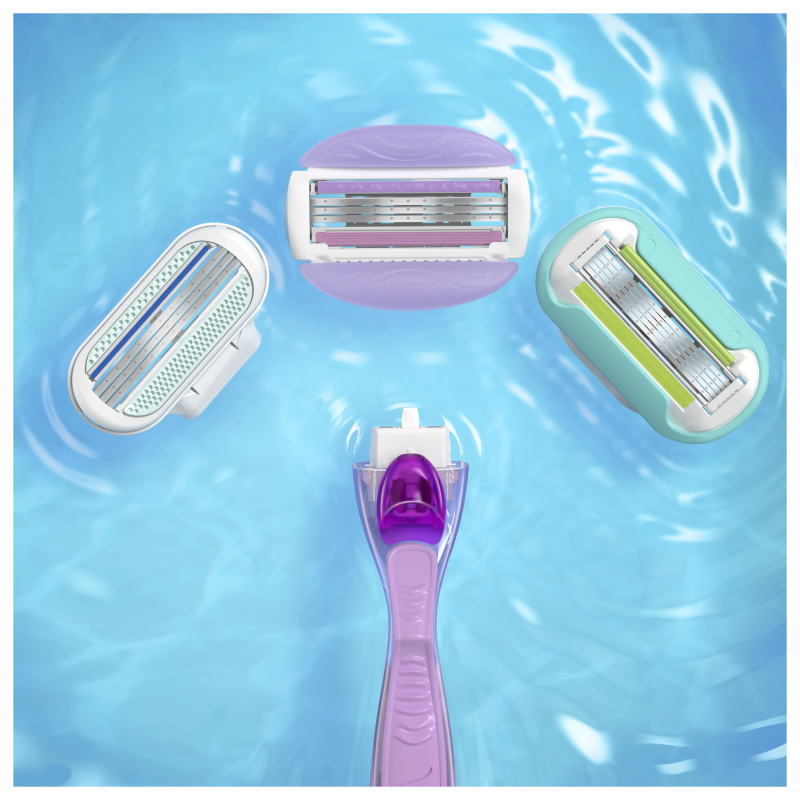 Gillette Venus ComfortGlide Breeze Skuveklis + Asmeņi 2 gab