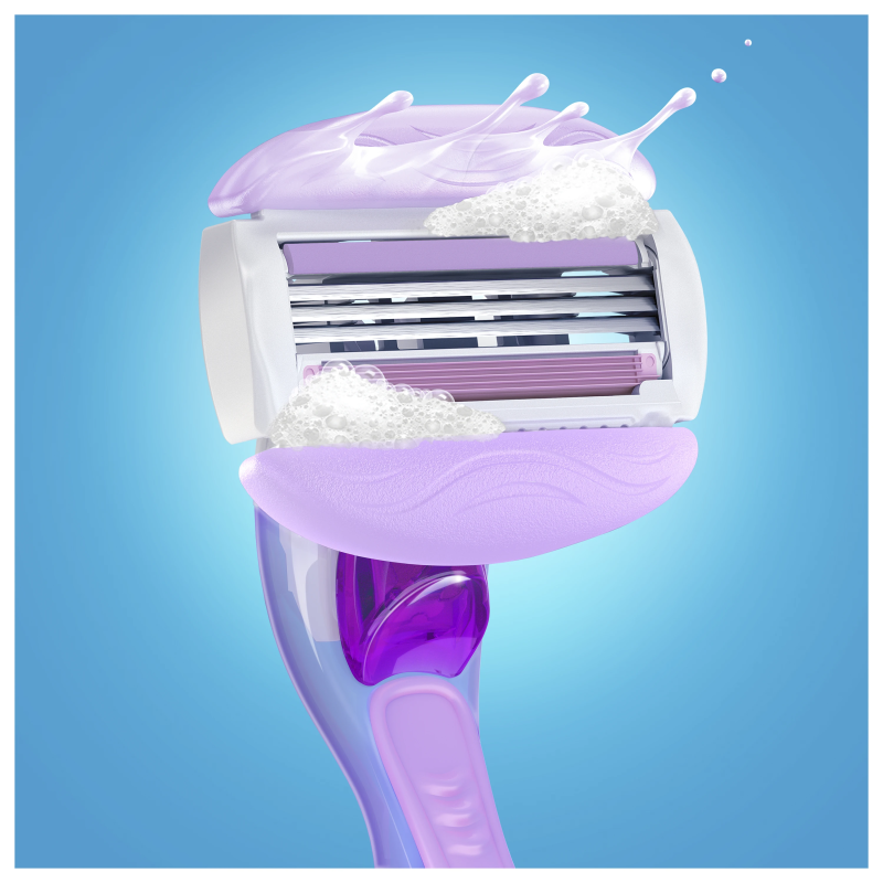 Gillette Venus ComfortGlide Breeze Razor Skuvekļa Maināmas Asmeņu Kasetnes, 4 gab