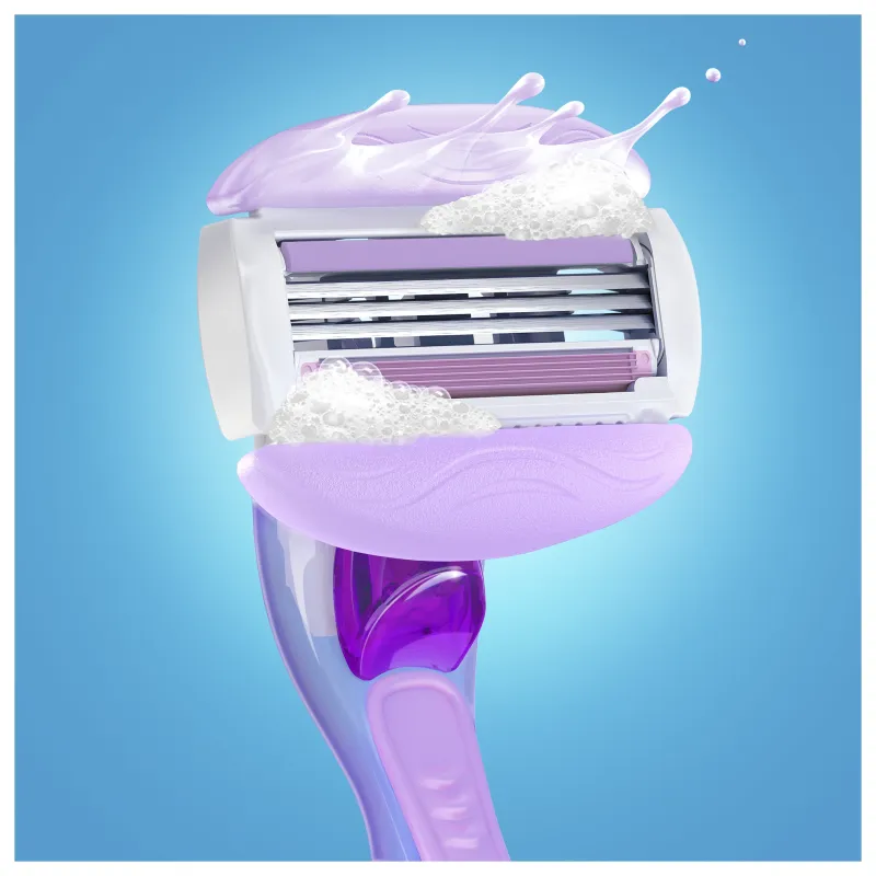 Gillette Venus ComfortGlide Breeze Razor Skuvekļa Maināmas Asmeņu Kasetnes, 4 gab