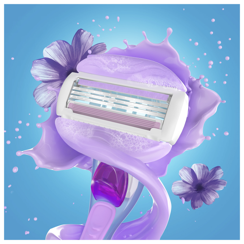 Gillette Venus ComfortGlide Breeze Razor Skuvekļa Maināmas Asmeņu Kasetnes, 4 gab