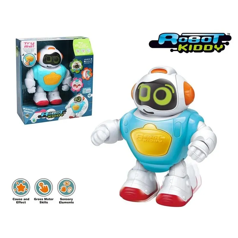 Rotaļu robots Walking Robot DHTBF10385, balta