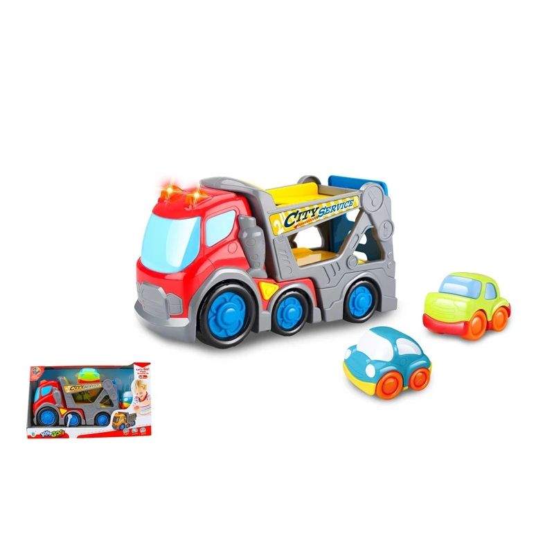 Bērnu rotaļu mašīnīte Busy City DHTS10359J. sarkana