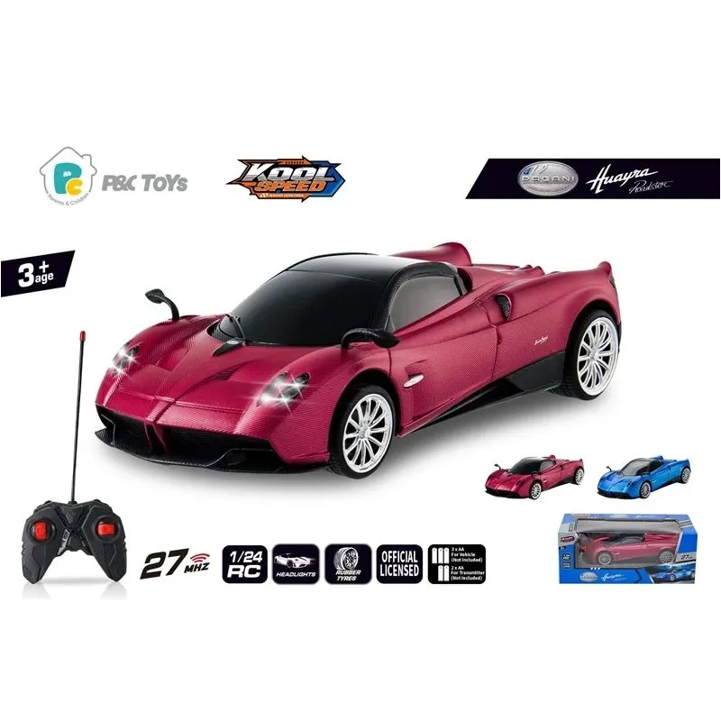 Rc auto Koolspeed Pagani Huayra DHTRC10482N, sinine-punane-,värv-disain valitakse juhuslikult,