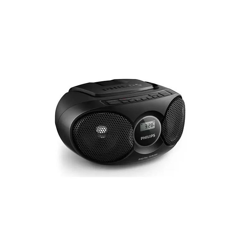 Magnetola Philips AZ215B-12, 3 W, melna krās.