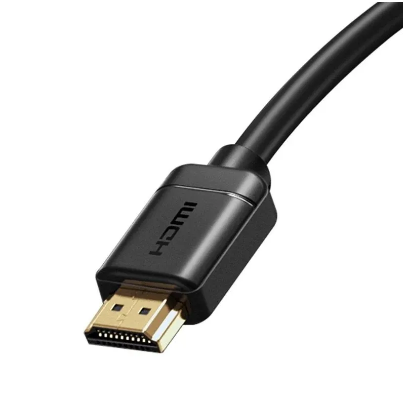 Kabelis Baseus HDMI HDMI Vīrietis, HDMI Vīrietis, 3 m, melna krās.