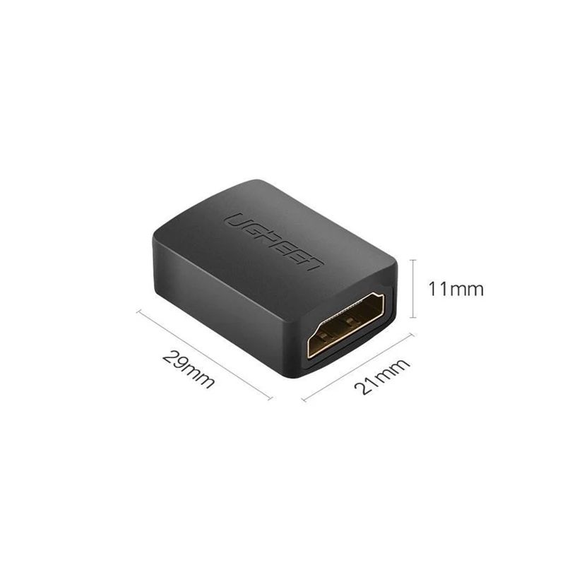 Adapteris UGREEN HDMI F. HDMI F. melns 20107