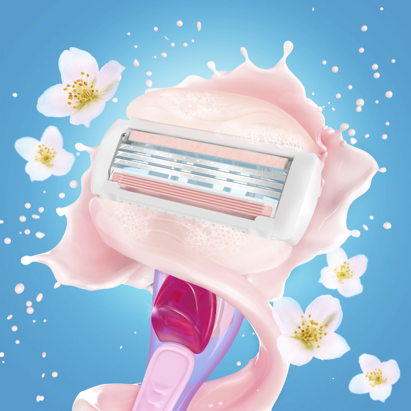 Gillette Venus ComfortGlide Spa Breeze Razor Skuvekļa Maināmas Asmeņu Kasetnes, 4 gab