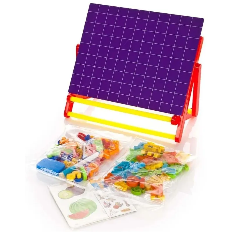 Zīmēšanas tāfele First Classroom Easel, daudzkrāsaina