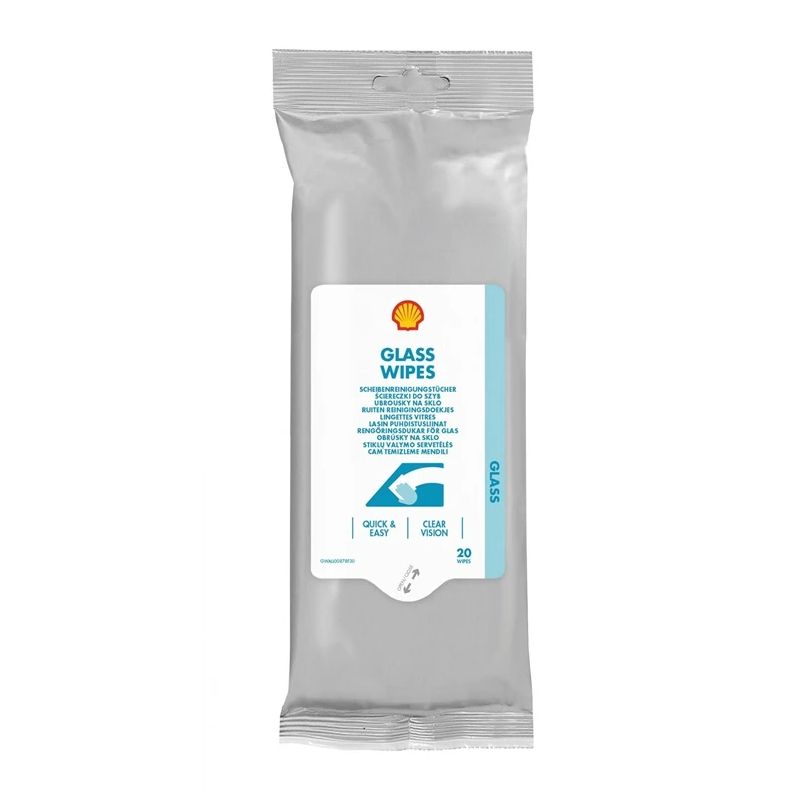 Auto stikla tīrīšanas salvetes shell