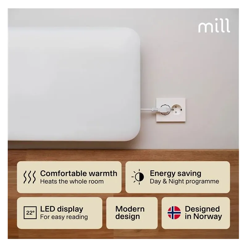 Konvekcijas radiators Mill IB700DN, 700 W