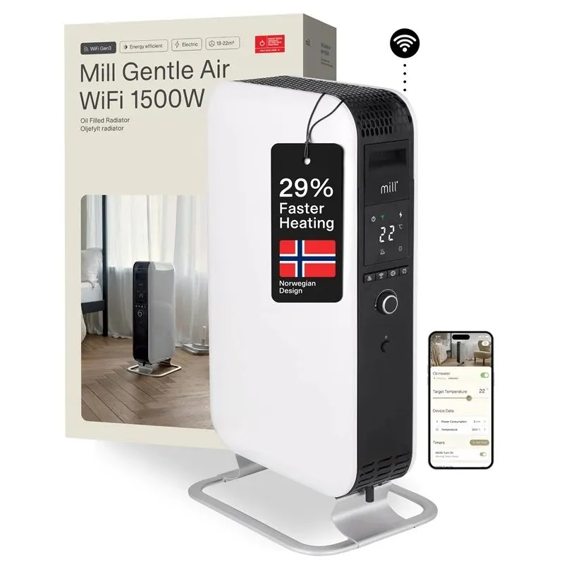 Eļļas sildītājs Mill OIL1500WIFI3, 1500 W