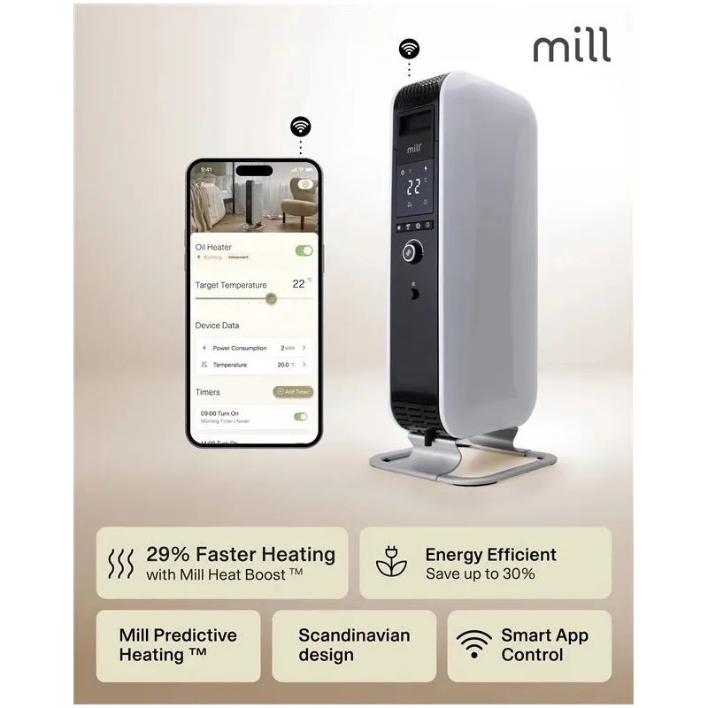 Sildītājs eļļas oil1500wifi3 gen3 mill