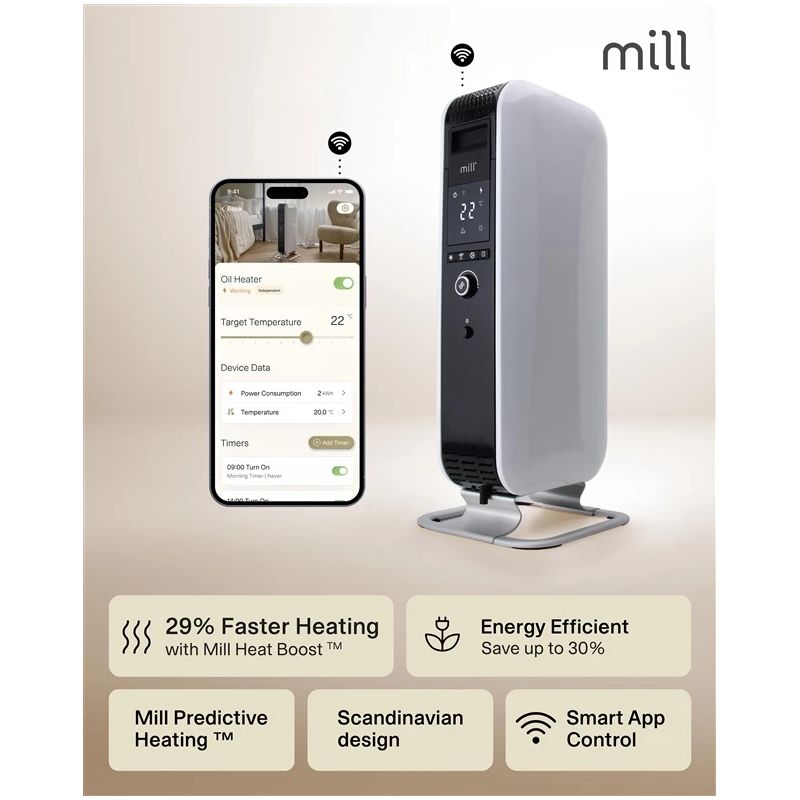 Sildītājs eļļas oil1500wifi3 gen3 mill