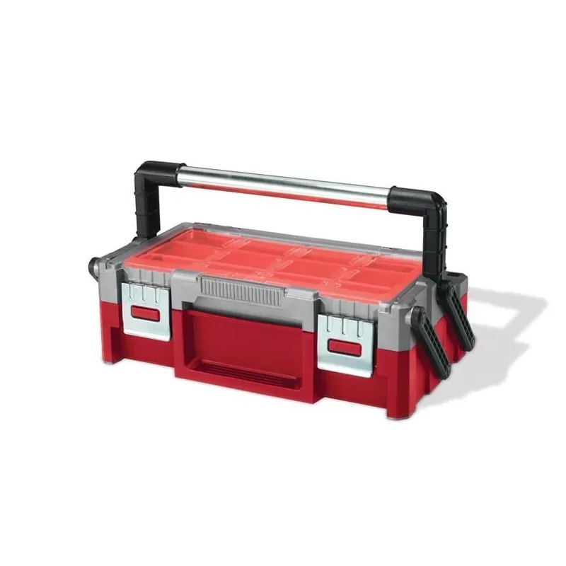 Instrumentu kaste Keter, 57 cm x 31 cm x 17 cm, melna krās.