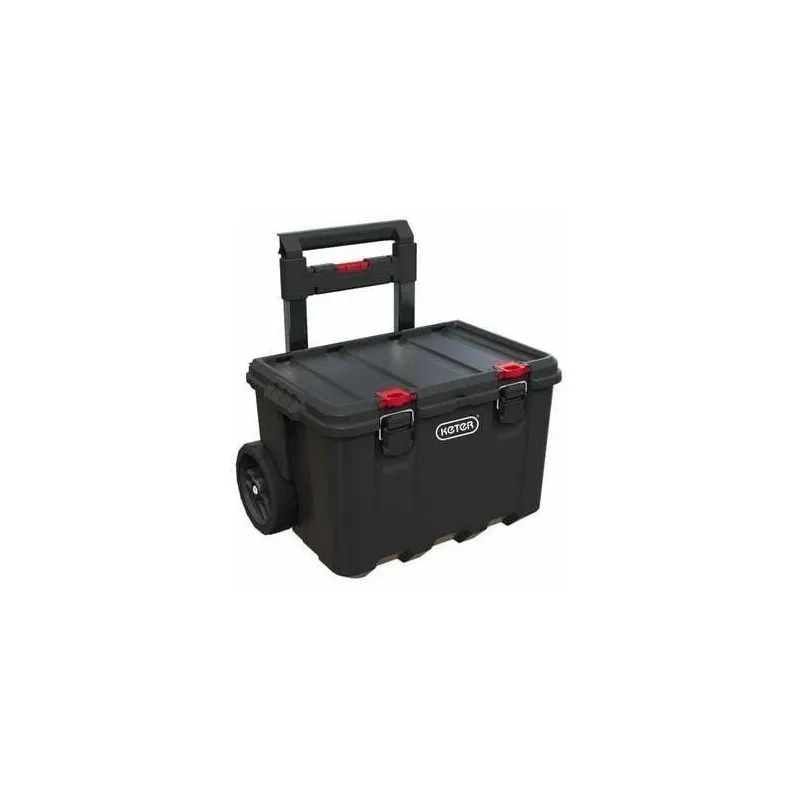 Instrumentu kaste Keter STACK N ROLL, 52.5 cm x 41.1 cm x 55.5 cm, melna krās.-sarkana krās.