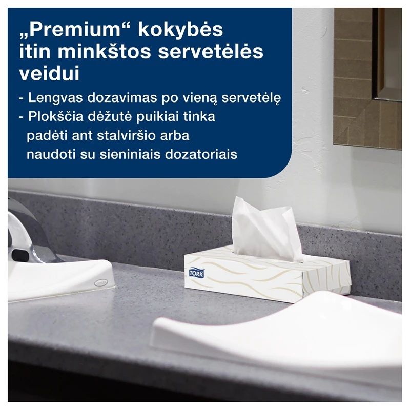 Vienreizlietojamās salvetes tork premium 140270