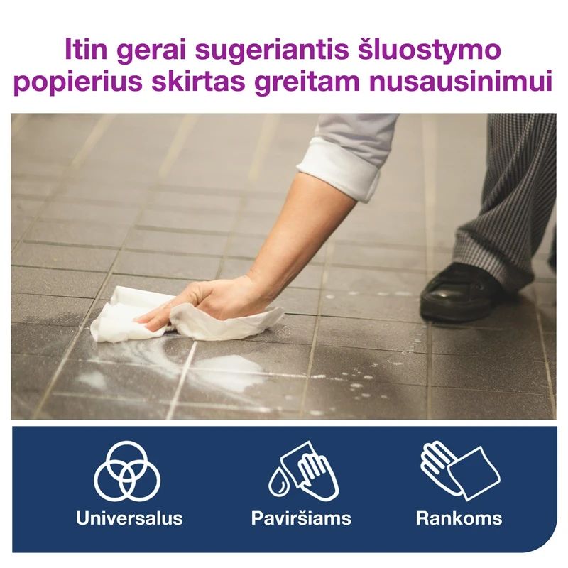 Dvielis papīra Tork Advanced Centerfeed. M2